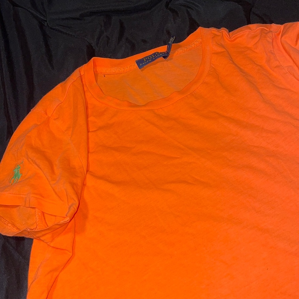 ORANGE RALPH LAUREN DRESS